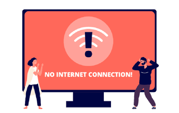 fix the Internet connection.